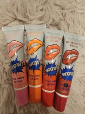Romantic Bear WOW Long Lasting Lip Color - Mixed Shades. TINT!